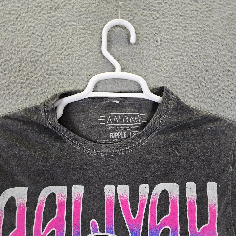 Aaliyah Shirt Adult Small Princess Of R&B Music Short Sleeve Graphic Rap Tee Gr